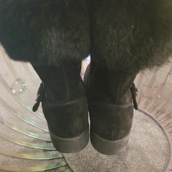 Stuart Weitzman Snowtime Fur Boots SIZE 8 - Picture 3 of 8